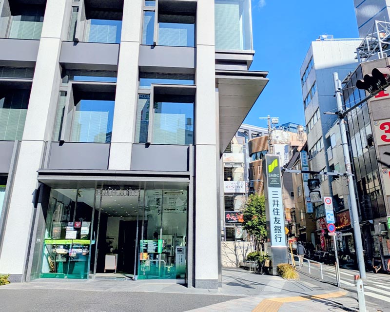 とりのこ心理オフィスへのルート案内:三井住友銀行